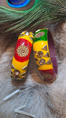 rcl Lac Diamond Gold-plated Bangle(Pack of 2)