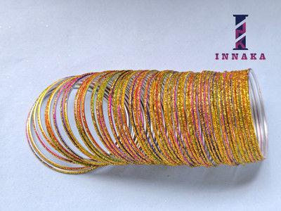 Ink innaka Metal Bangle Set(Pack of 48)
