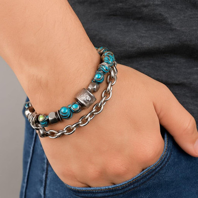 Jewelgenics Stainless Steel Bracelet