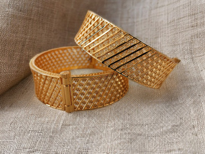 HD PITHADIYA Alloy Gold-plated Armlet(Pack of 2)