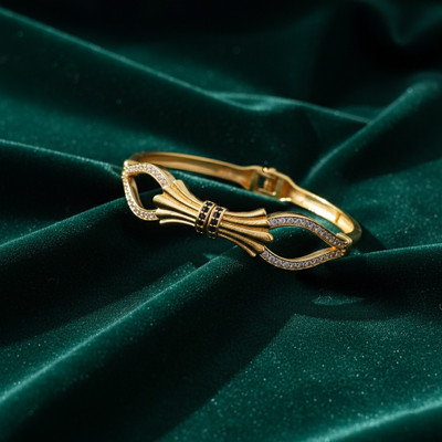 MG ENTERPRISE Metal Zircon Gold-plated Bracelet