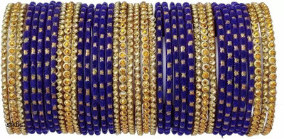 Jay Enterprises Glass Bangle Set(Pack of 38)