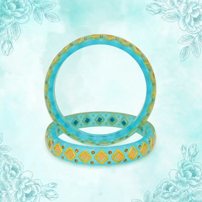 LUV FASHION Plastic Bangle(Pack of 2)