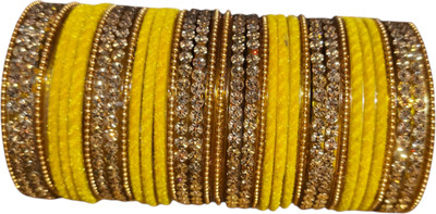 trisha enterprises Glass Bangle Set(Pack of 36)