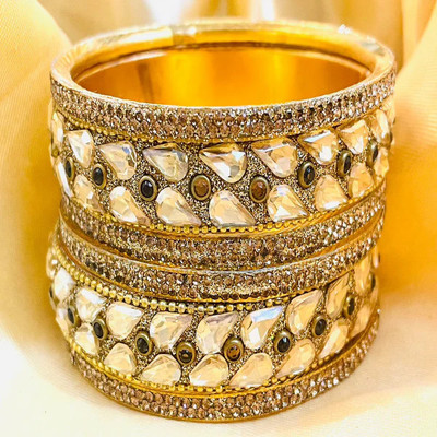 Kiyash Alloy Bangle Set(Pack of 2)