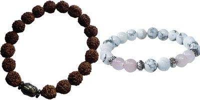 HouseOfCommon Stone, Crystal Bracelet Set(Pack of 2)
