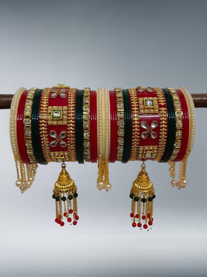 AYSHA CREATION Metal Bangle Set