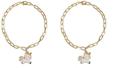 EnlightenMani Alloy Gold-plated Bracelet Set(Pack of 2)