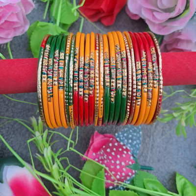 rcl Lac Rhinestone Gold-plated Bangle Set(Pack of 24)