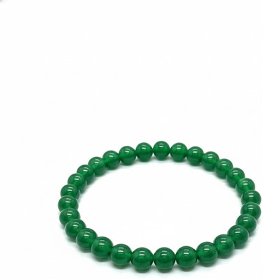 auraglenz Green Jade Beads Bracelet