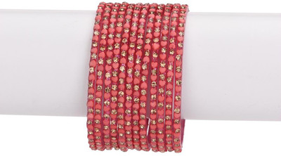 AFAST Glass Beads Bangle(Pack of 10)