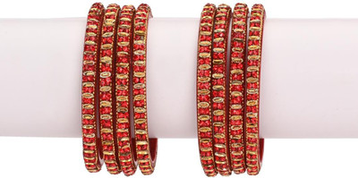 AFAST Glass Beads Bangle(Pack of 8)