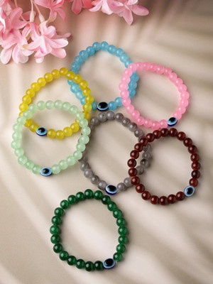 MEHAK CREATION Alloy Crystal Bracelet(Pack of 7)