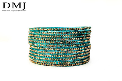 DMJ Glass Bangle Set(Pack of 10)