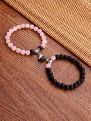 SUKHAD Crystal Beads Bracelet Set(Pack of 2)