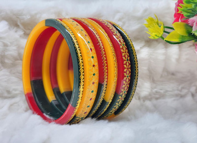 Radheraani Plastic Bangle Set(Pack of 6)