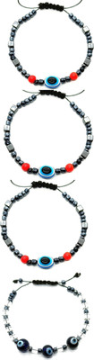 KINGSTYLEIMPEX Mother of Pearl Charm Bracelet(Pack of 4)