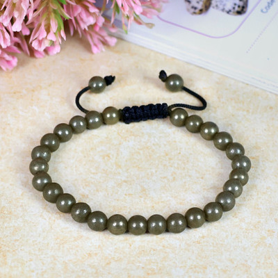 CRYSTU Pyrite, Stone, Crystal Beads, Crystal Bracelet