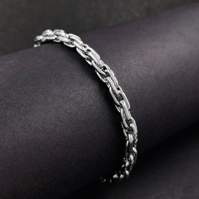 Gift Nest Stainless Steel Silver Bracelet