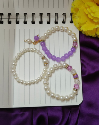 Das Creation Mother of Pearl Bracelet Set(Pack of 3)