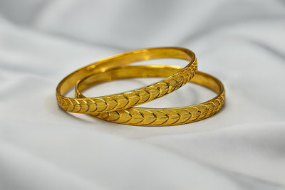 gupta jewellery Alloy Gold-plated Bangle Set(Pack of 2)