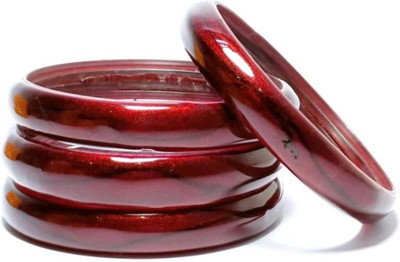 MADHAV ENTERPRISES Glass Bangle Set(Pack of 4)