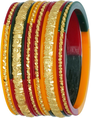 Barffy Coolections Plastic Bangle Set(Pack of 6)