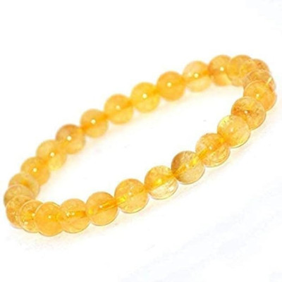 BHAGYA G Crystal, Citrine Beads, Agate, Crystal, Jade, Quartz Bracelet