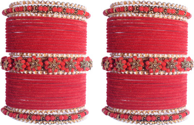ishika Alloy Beads Gold-plated Chudas(Pack of 2)