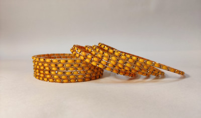 MADHAV ENTERPRISES Glass Bangle Set(Pack of 12)