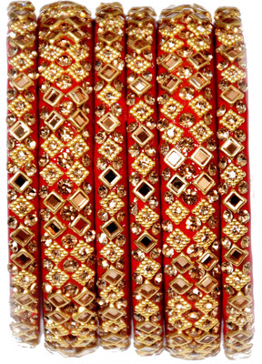 ishika Glass Pearl Kada(Pack of 8)