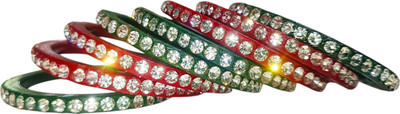 Suhag Lac Bangle Set(Pack of 8)