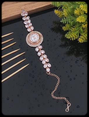 GORASH CREATION Metal Diamond Gold-plated Bracelet