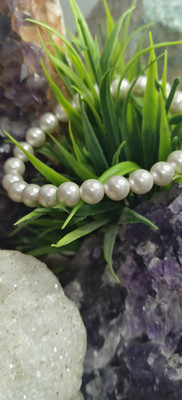 Ceylonmine01 Crystal Pearl Bracelet