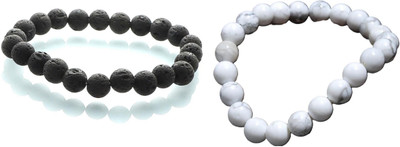 Malas Collection Stone, Crystal, 7 Chakra Bracelet Set(Pack of 2)