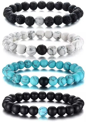 Malas Collection Stone Bracelet(Pack of 4)