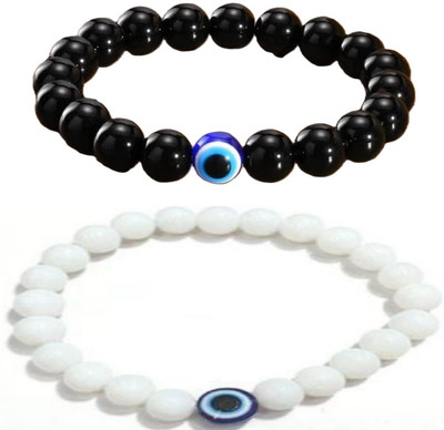 IKONKARR Stone, Crystal, Evil Eye Bracelet(Pack of 2)