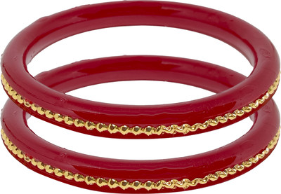 BOVZEN Plastic Gold-plated Shakha Pola(Pack of 2)