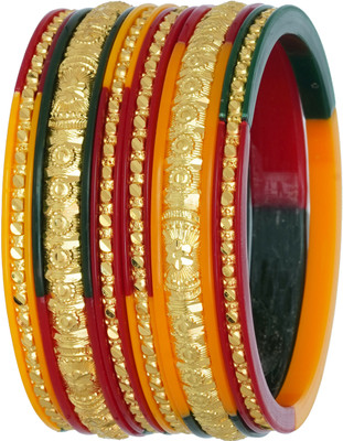 JOYERIA FASHIONS Alloy Bangle Set(Pack of 6)