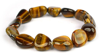 CRYSTU Stone, Crystal, Tiger's Eye Beads, Crystal Bracelet