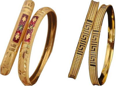 VFA Brass Gold-plated Bracelet(Pack of 2)