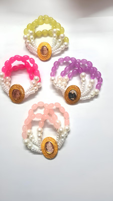 GURU JI CREATION Metal, Plastic Bracelet Set(Pack of 4)