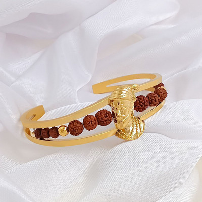 Saizen Stainless Steel Gold-plated Kada