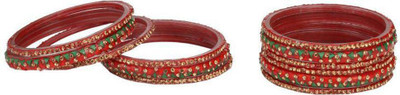 1st Time Glass Bangle Set(Pack of 12)