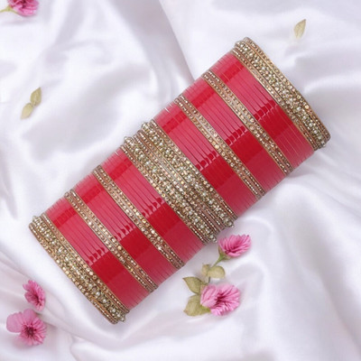 SRKBS Plastic Bangle Set(Pack of 38)