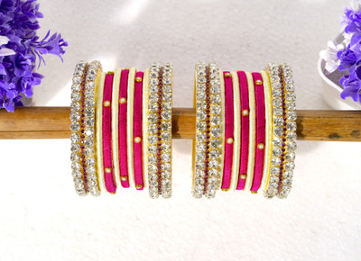 Shiv Fabric, Plastic Bangle Set(Pack of 18)