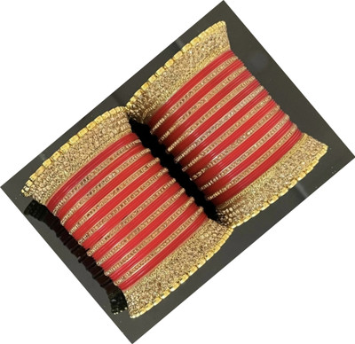 BUNCHSY Plastic, Alloy Zircon Chudas(Pack of 2)