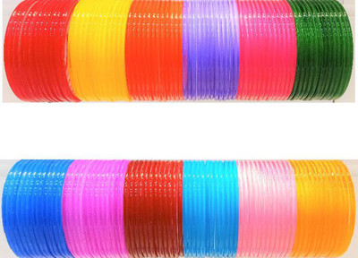 Rudra Plastic Enamel Bangle Set(Pack of 144)