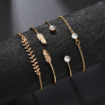 YouBella Alloy Gold-plated Bracelet