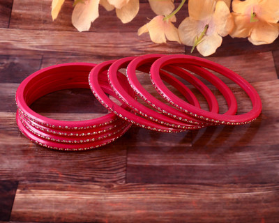 DUAA FASHIONS Lac Bangle Set(Pack of 8)